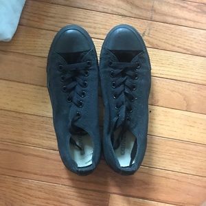 All Black Converse